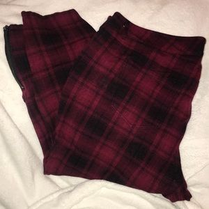 Plaid Jeggings